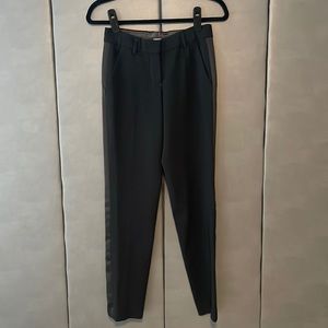 Babaton Dress Pants with Satin Side Strip - Black